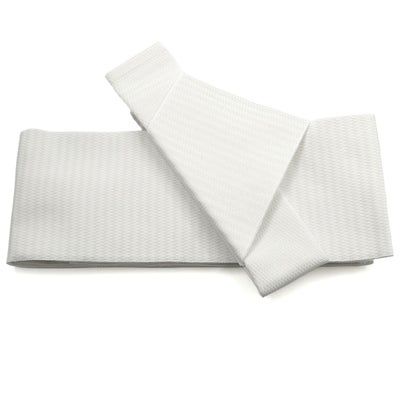 作り帯 ワンタッチ帯 結び帯 ドビー織 白