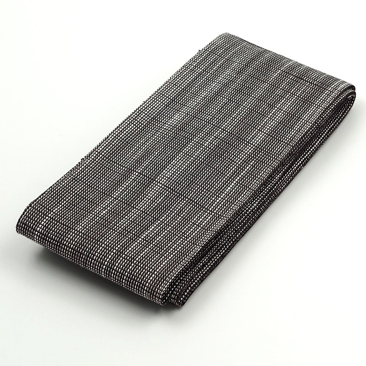 角帯 麻 無地 グレー