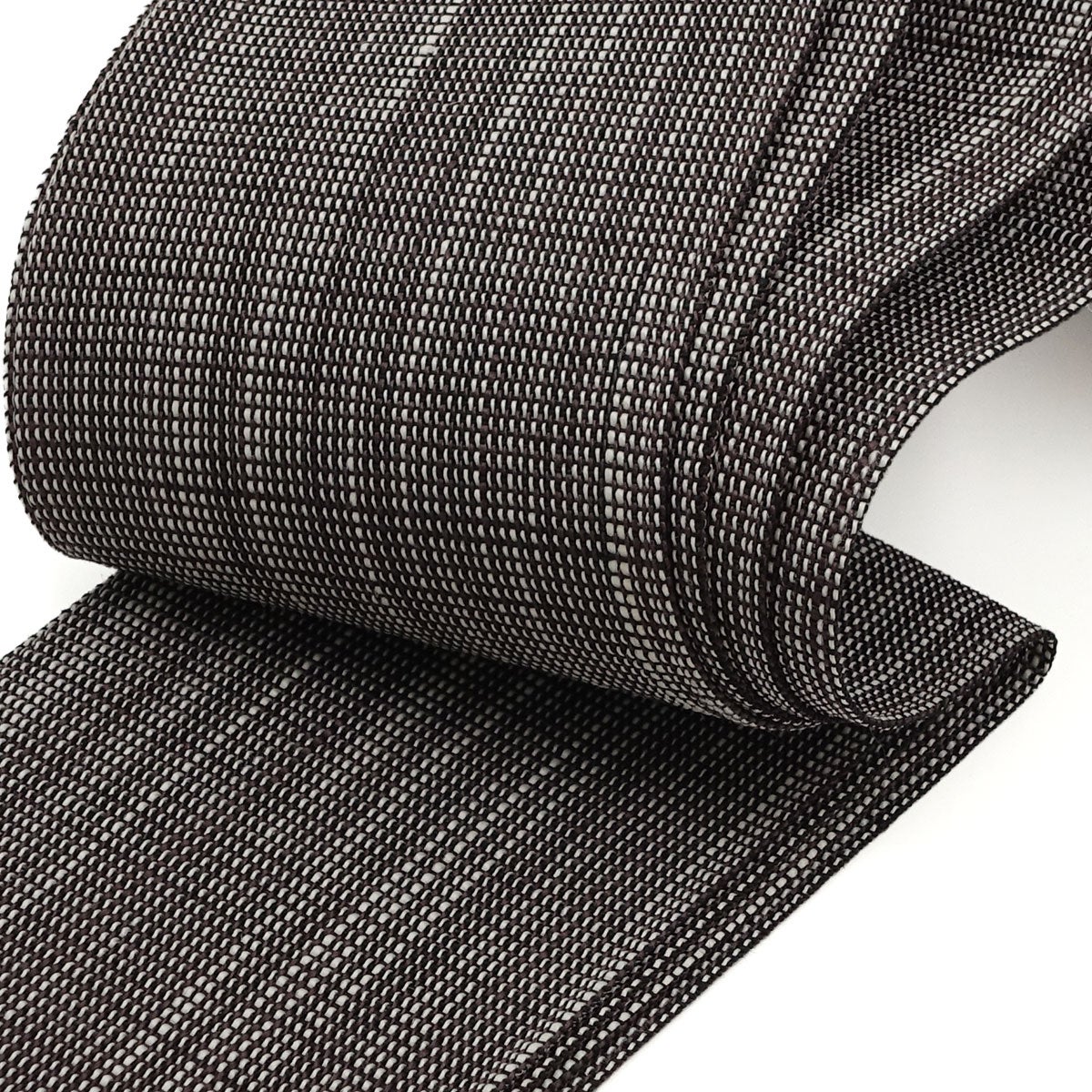 角帯 麻 無地 グレー