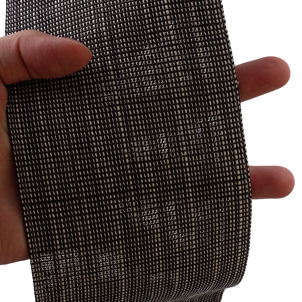 角帯 麻 無地 グレー