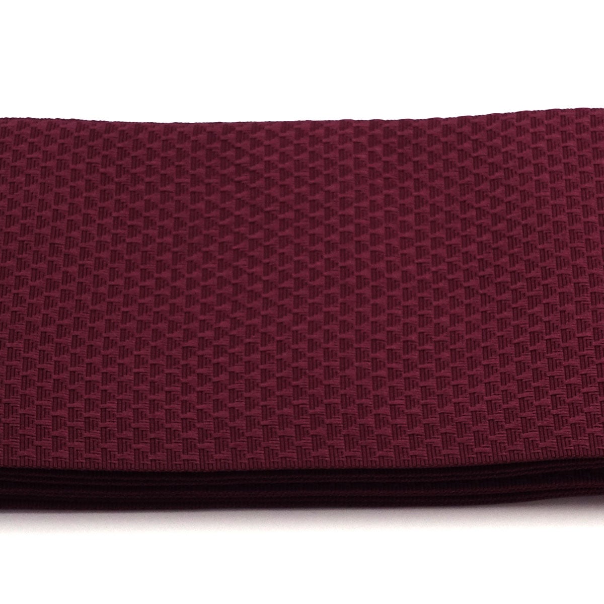 角帯 鱗 ドビー織 ワインレッド