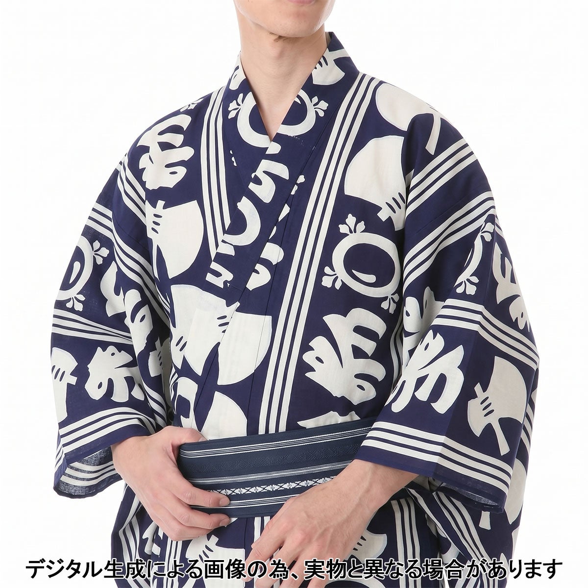 メンズ浴衣 オーダー 東京本染 斧琴菊