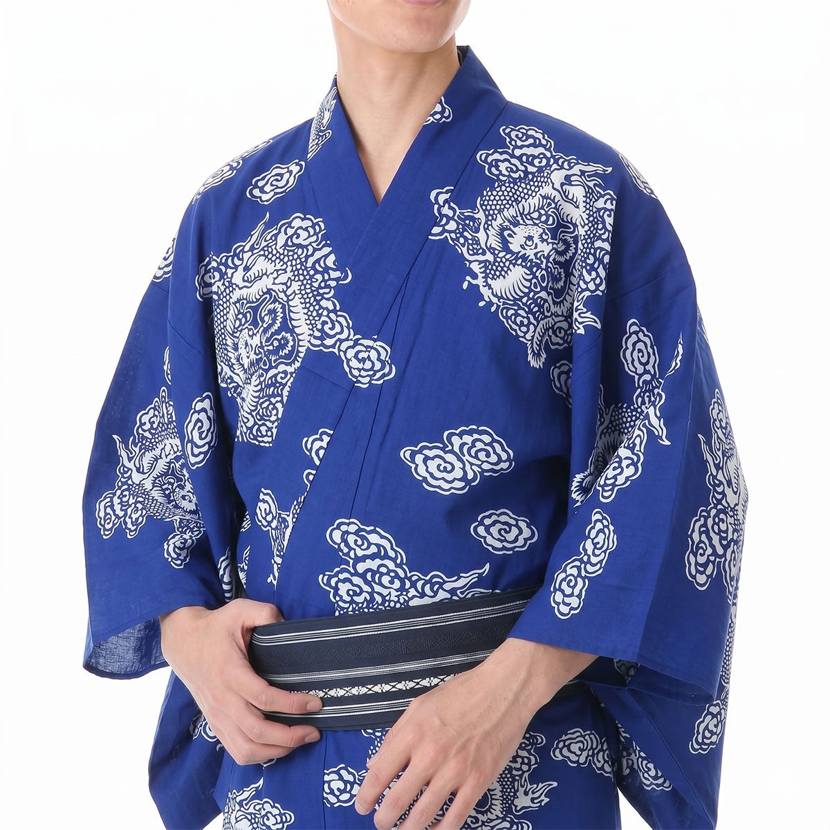 メンズ浴衣 オーダー 東京本染 雲龍