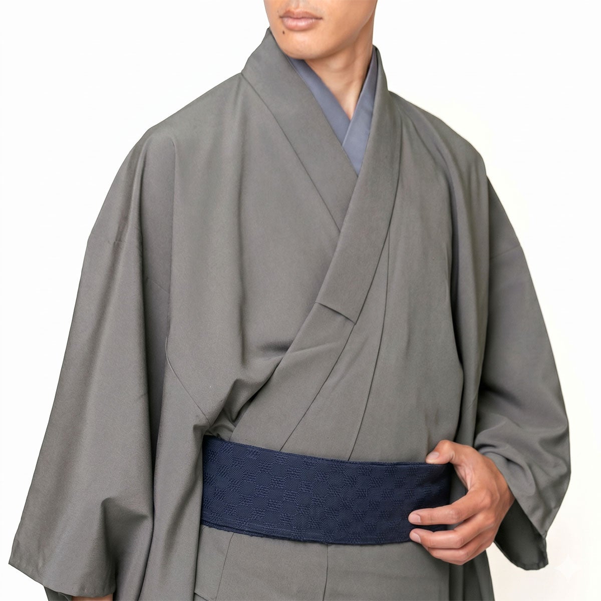 角帯 本麻 濃紺