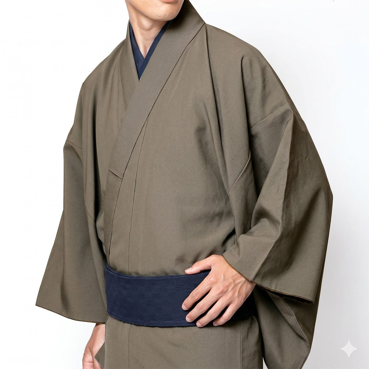 角帯 本麻 濃紺