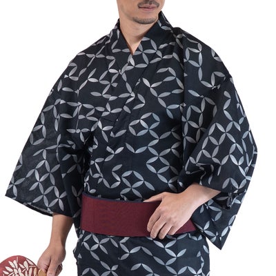浴衣メンズ 男浴衣 古典柄 綿