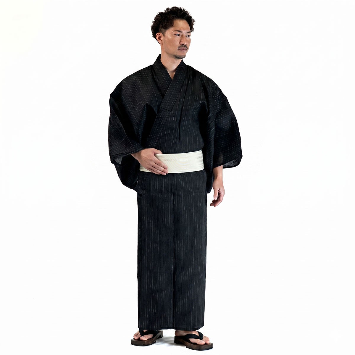 メンズ浴衣 男浴衣 近江ちぢみ