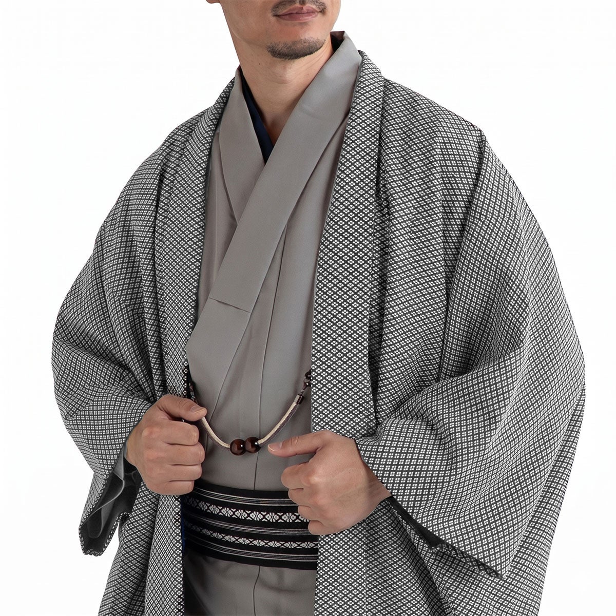 男着物 オーダー着物 江戸小紋 武田菱