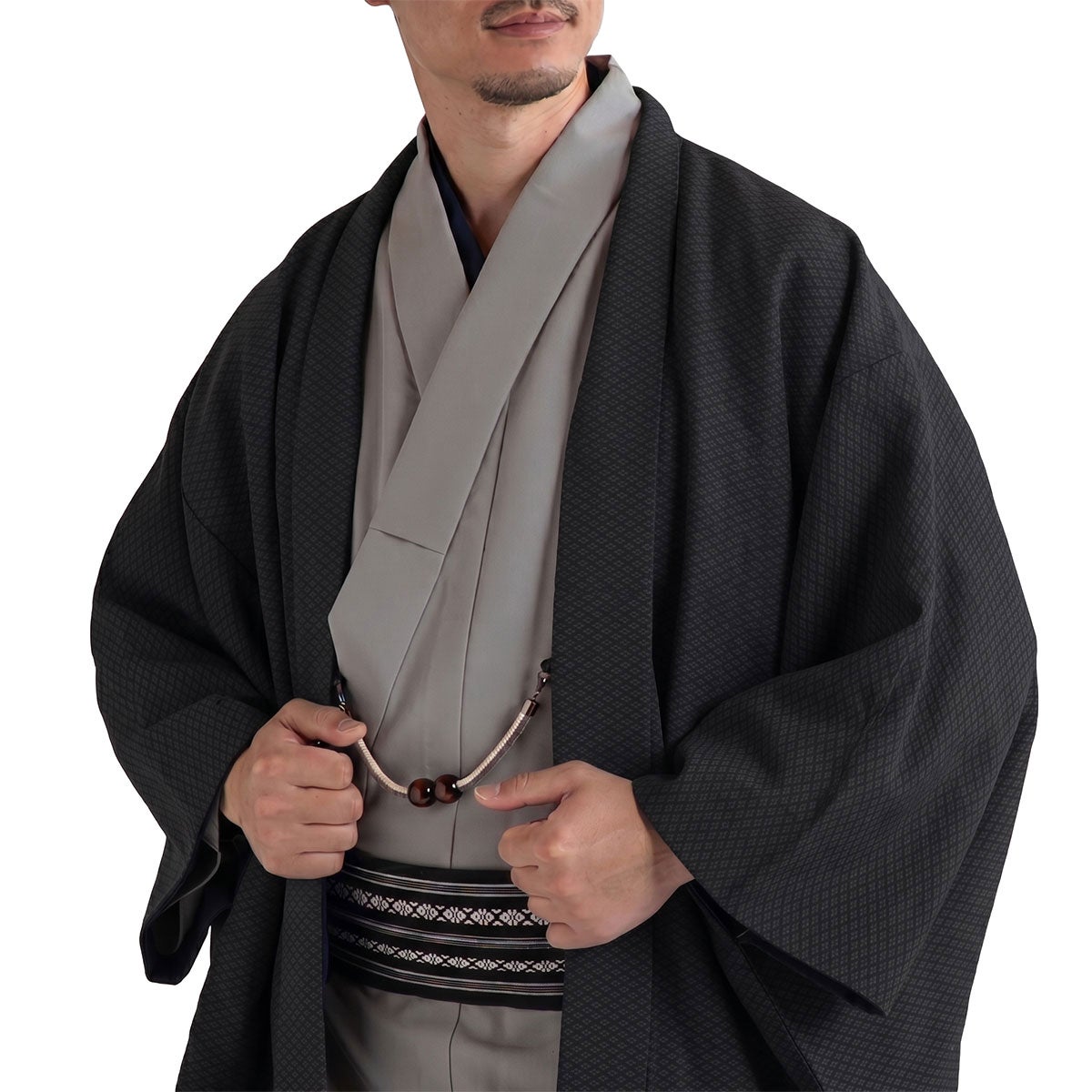 男着物 オーダー着物 江戸小紋 武田菱