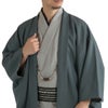 男着物　オーダー 正絹 お召 グレー