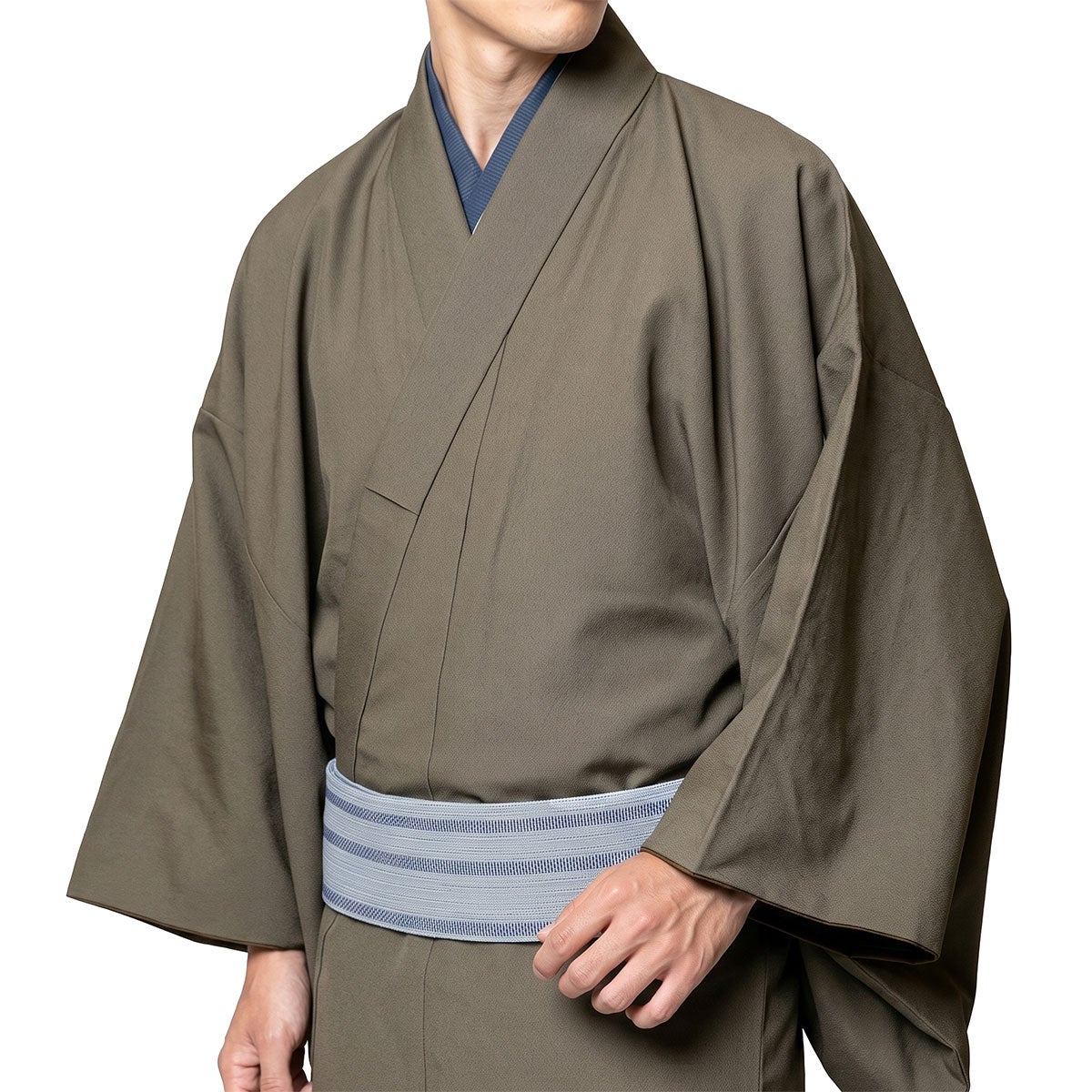 角帯 本麻 水色