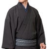 東レシルック お召し風 黒茶
