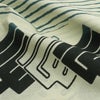 メンズ浴衣 綿 幾何学文様 生成り