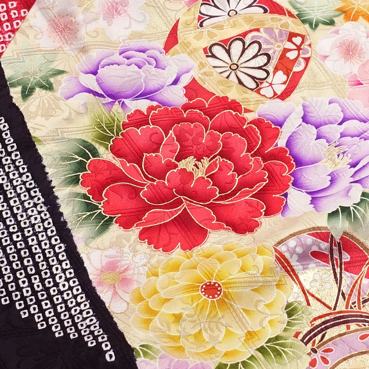 和柄アロハシャツ 正絹