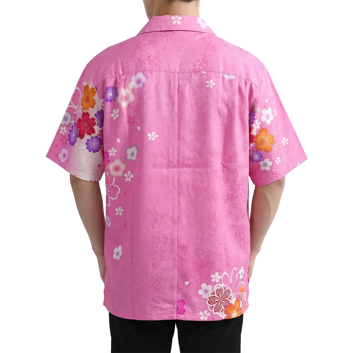 和柄アロハシャツ 正絹