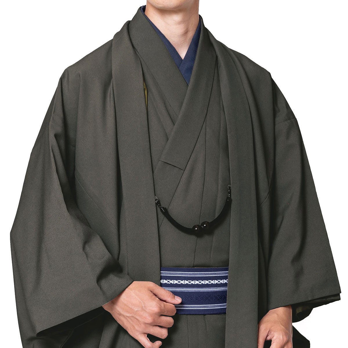 男性着物 セット 単衣 ちりめん