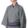 男着物 オーダー 正絹 お召し グレー