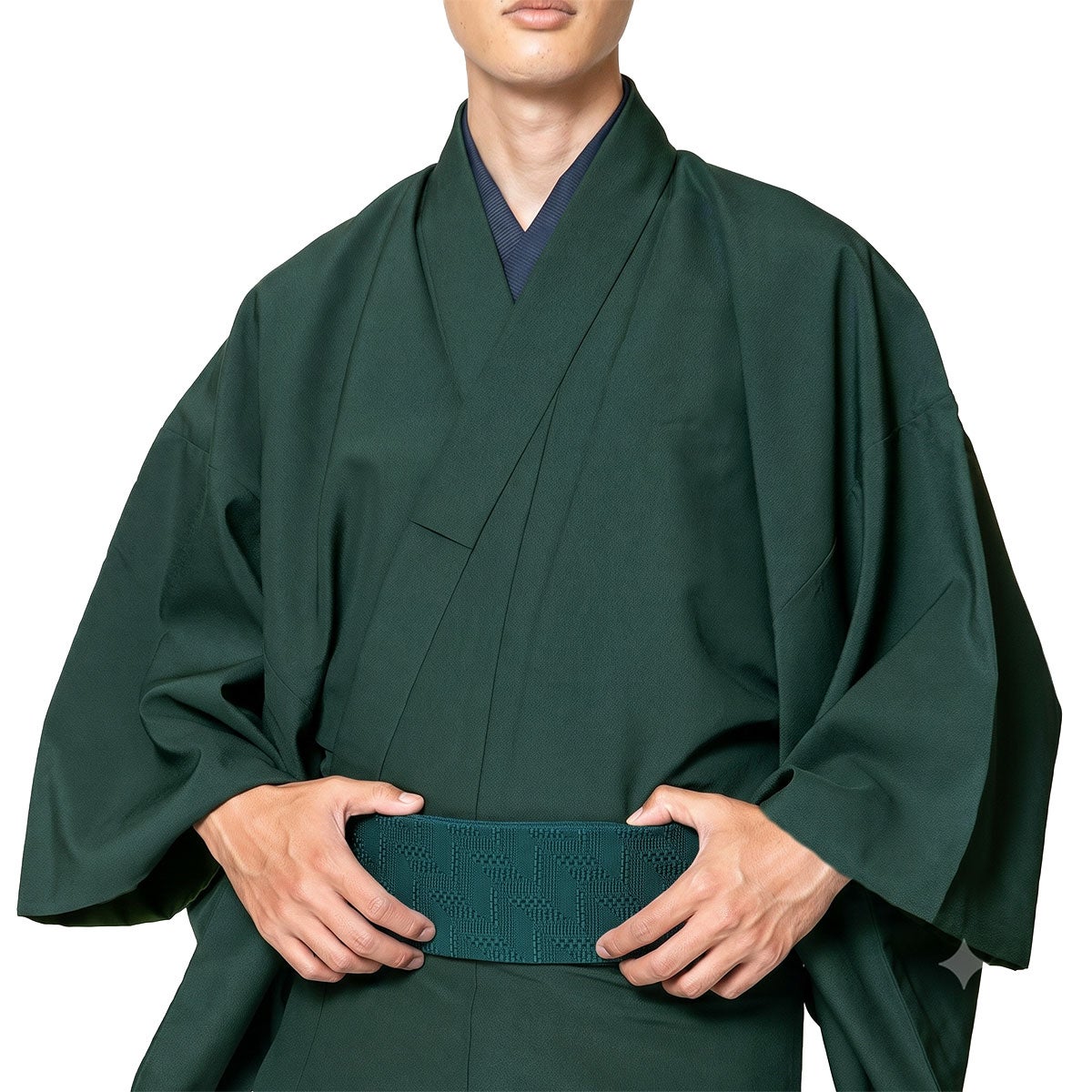 角帯 本麻 深緑
