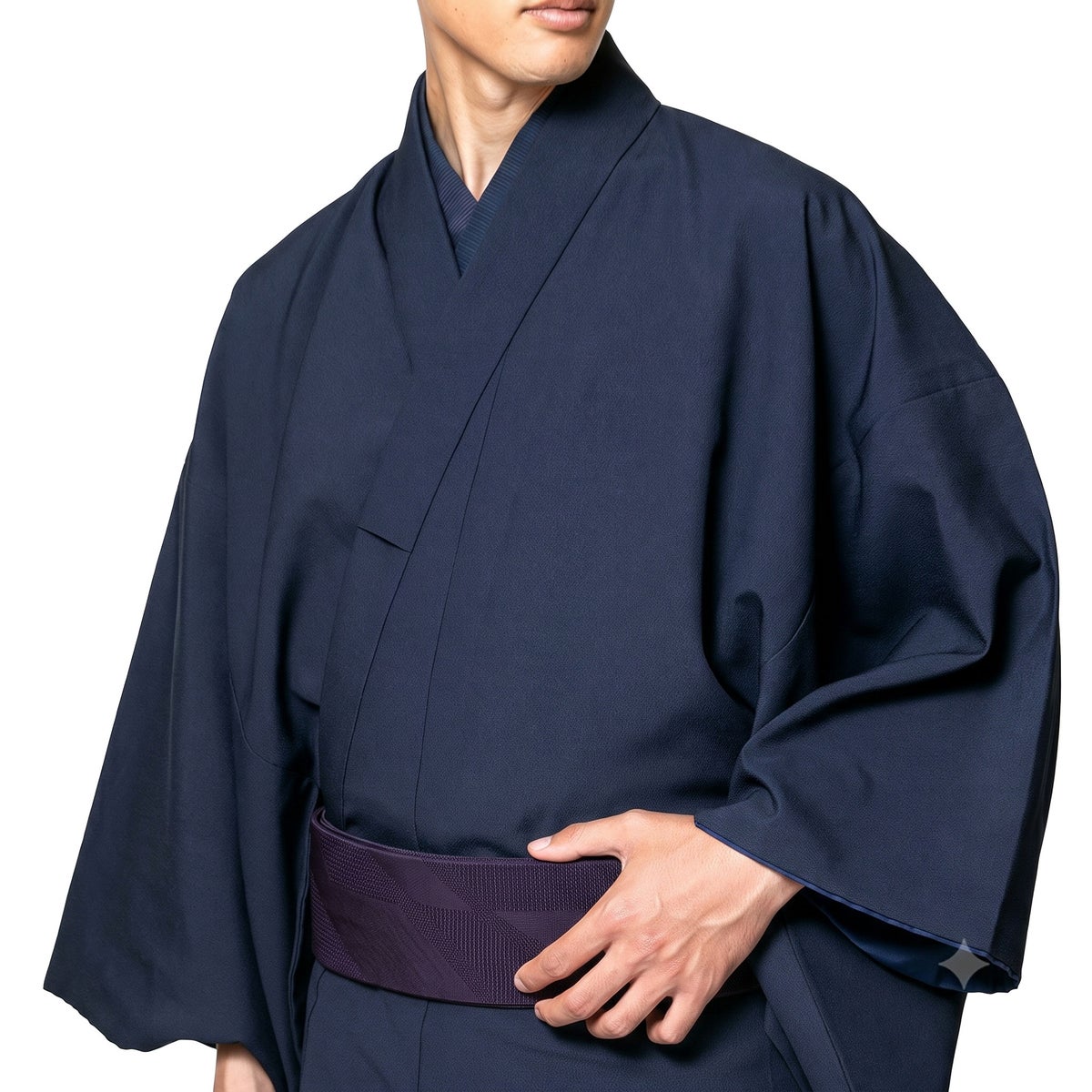 角帯 本麻 紫