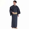メンズ浴衣セット｜近江ちぢみ本麻（濃紺）着付け簡単セット