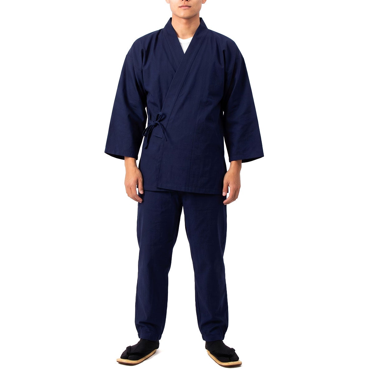 作務衣 久留米 男物 濃紺