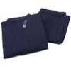 大きいサイズの甚平 男物 紺縞