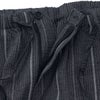 甚平 男物 しじら織 黒縞