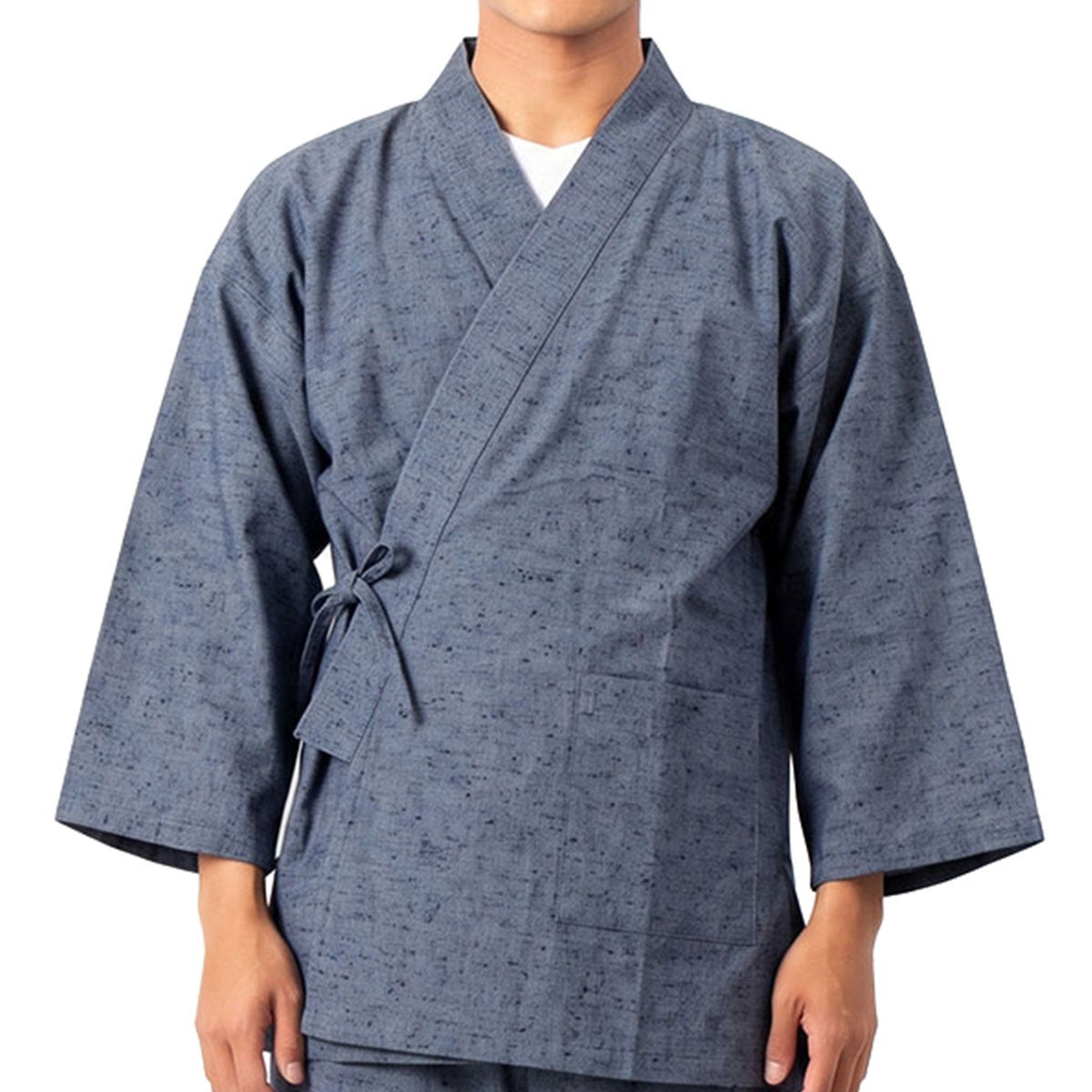 作務衣 久留米 男物 グレー