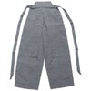 袴パンツ 袴ズボン 軽衫 正絹 ファスナー付き 紬 グレー