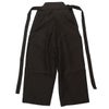 袴パンツ 袴ズボン 軽衫 正絹 ファスナー付き 焦げ茶