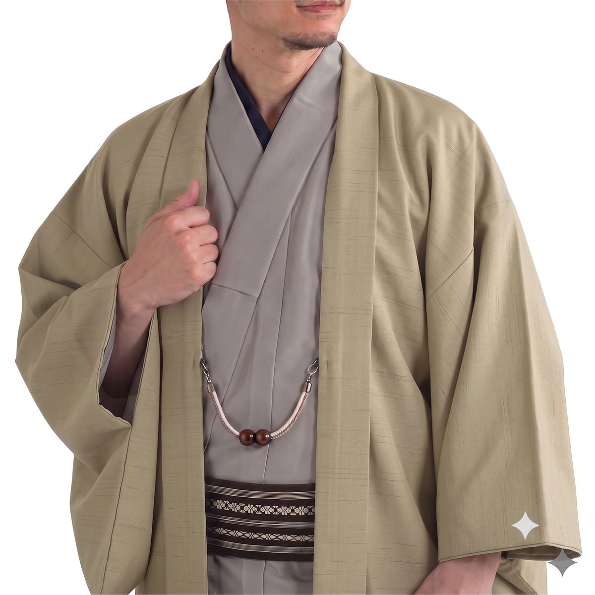 男性着物 東レ オーダー お召風
