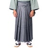 袴付き 茶道 着物 セット 洗える着物 ちりめん グレー