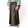 袴付き 茶道 着物 セット 洗える着物 ちりめん グレー