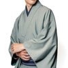 袴付き 茶道 着物 セット 洗える着物 ちりめん グレー