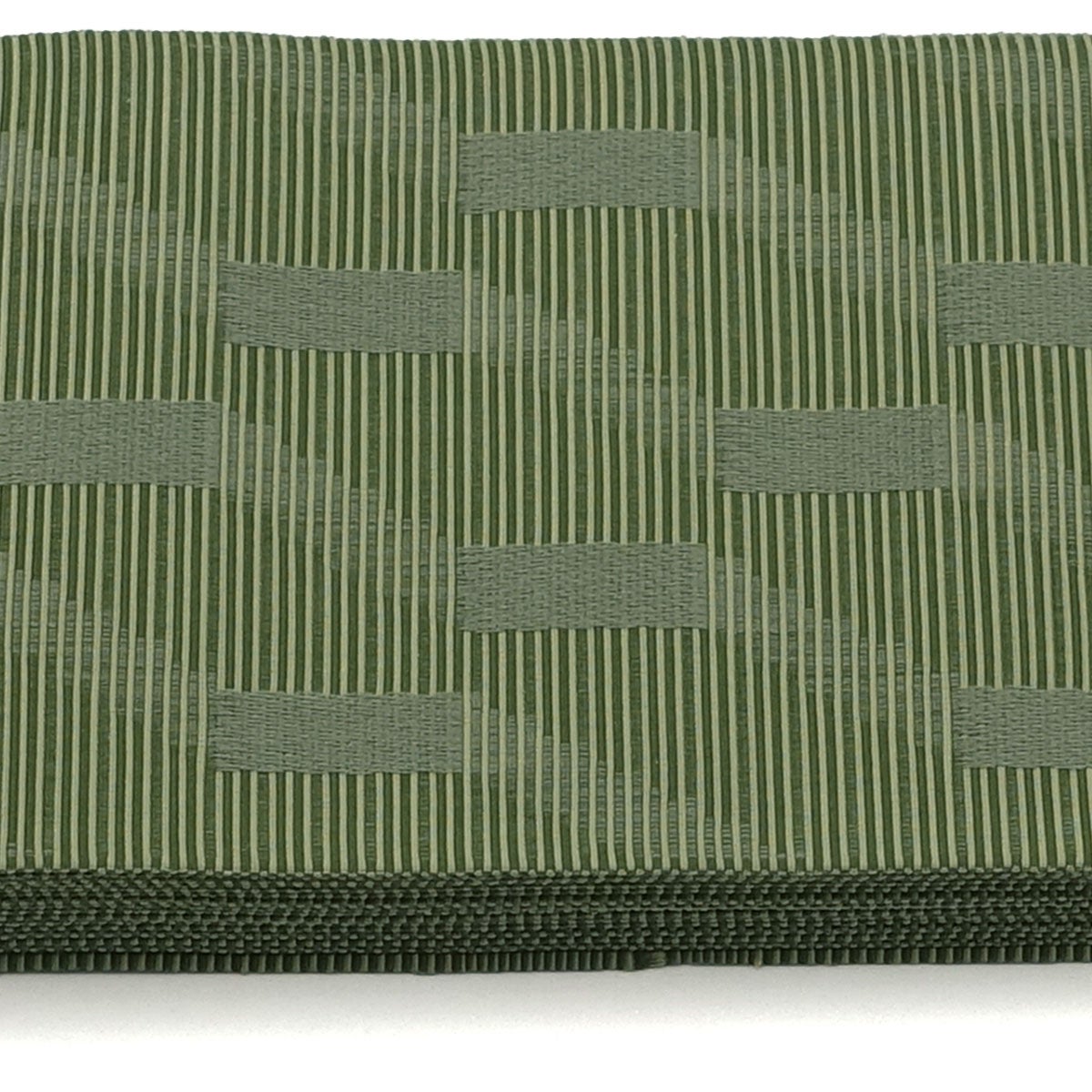 角帯 正絹 博多織 大倉織物 緑