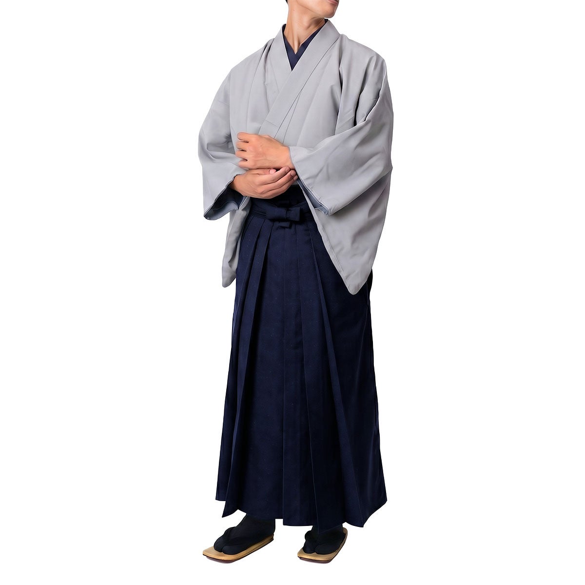 正絹袴 仕立てオーダー 無地 紬 濃紺