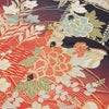 和柄のアロハシャツ 正絹 振袖 黒